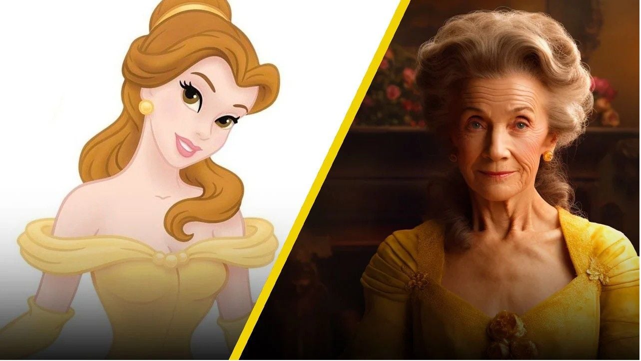 Inteligencia Artificial Imagina A Las Princesas Disney Como Abuelitas