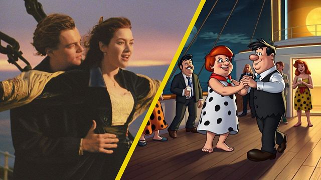 Esto pasaría si 'Los Picapiedra' fueran personajes del mundo de 'Titanic' noticias imagen