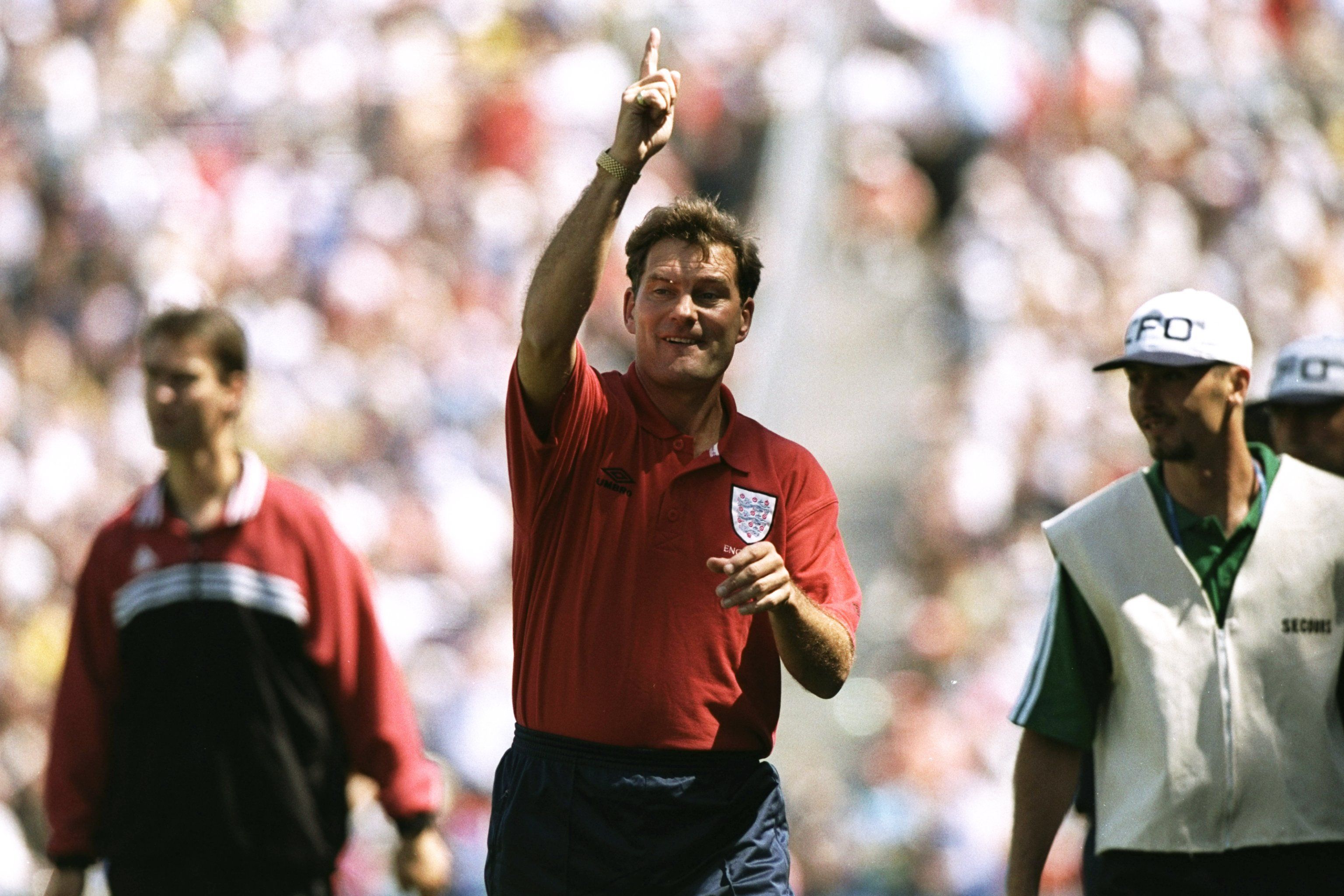 Glenn Hoddle durante su tiempo como entrenador de Inglaterra