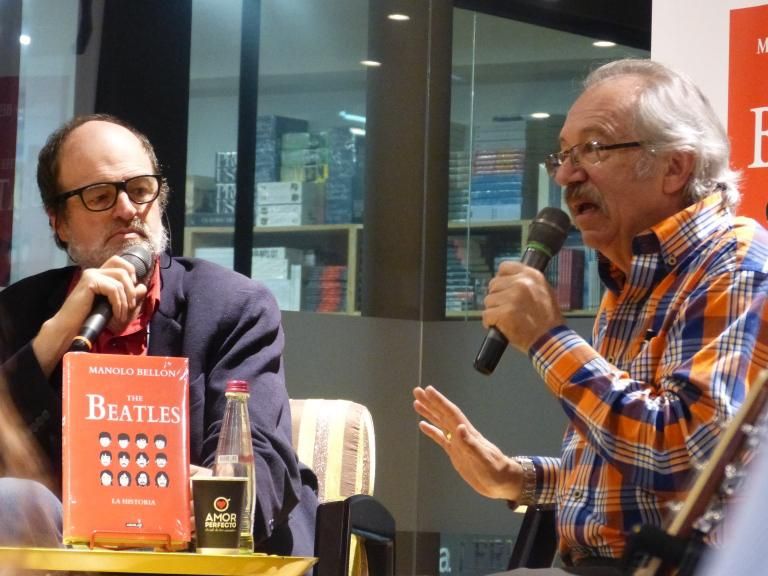 Eduardo Arias y Manolo Bellón en 2017.