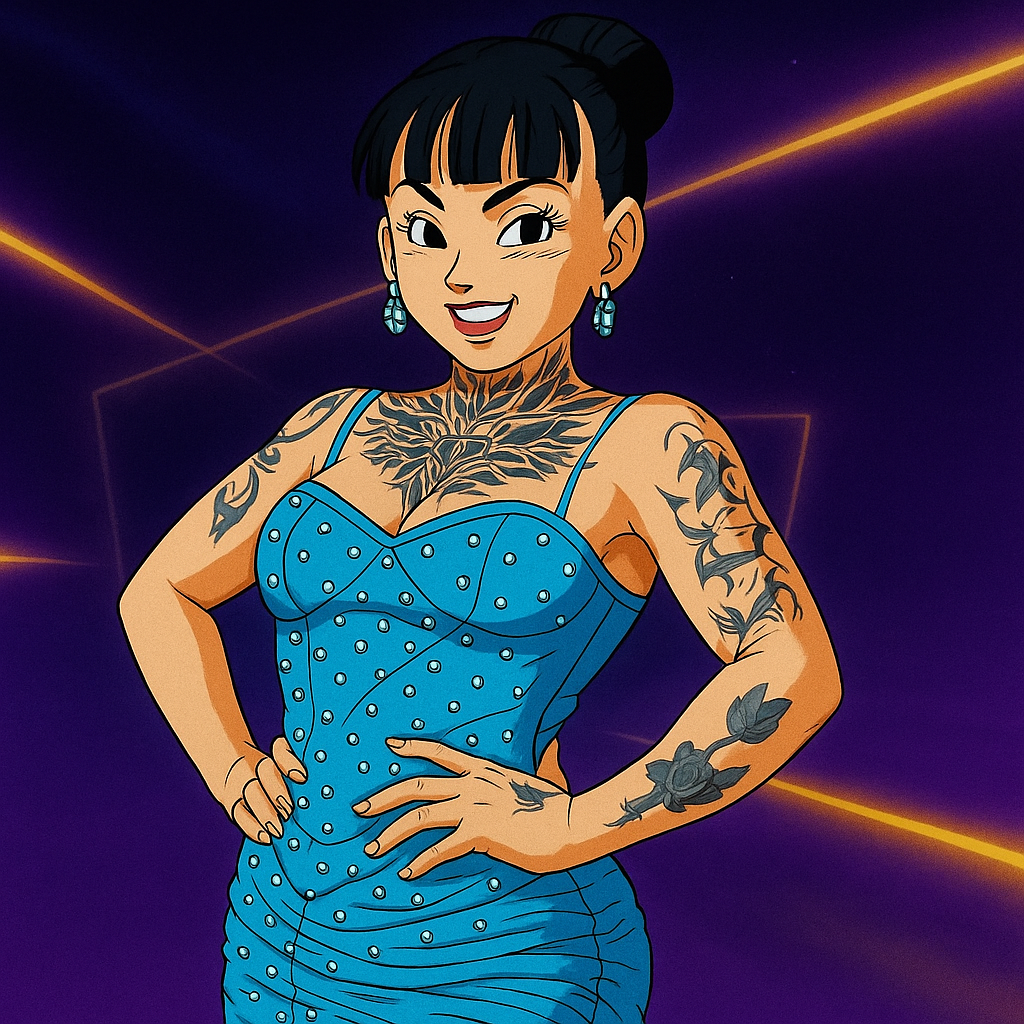 Yina Calderón en el universo de 'Dragon Ball'