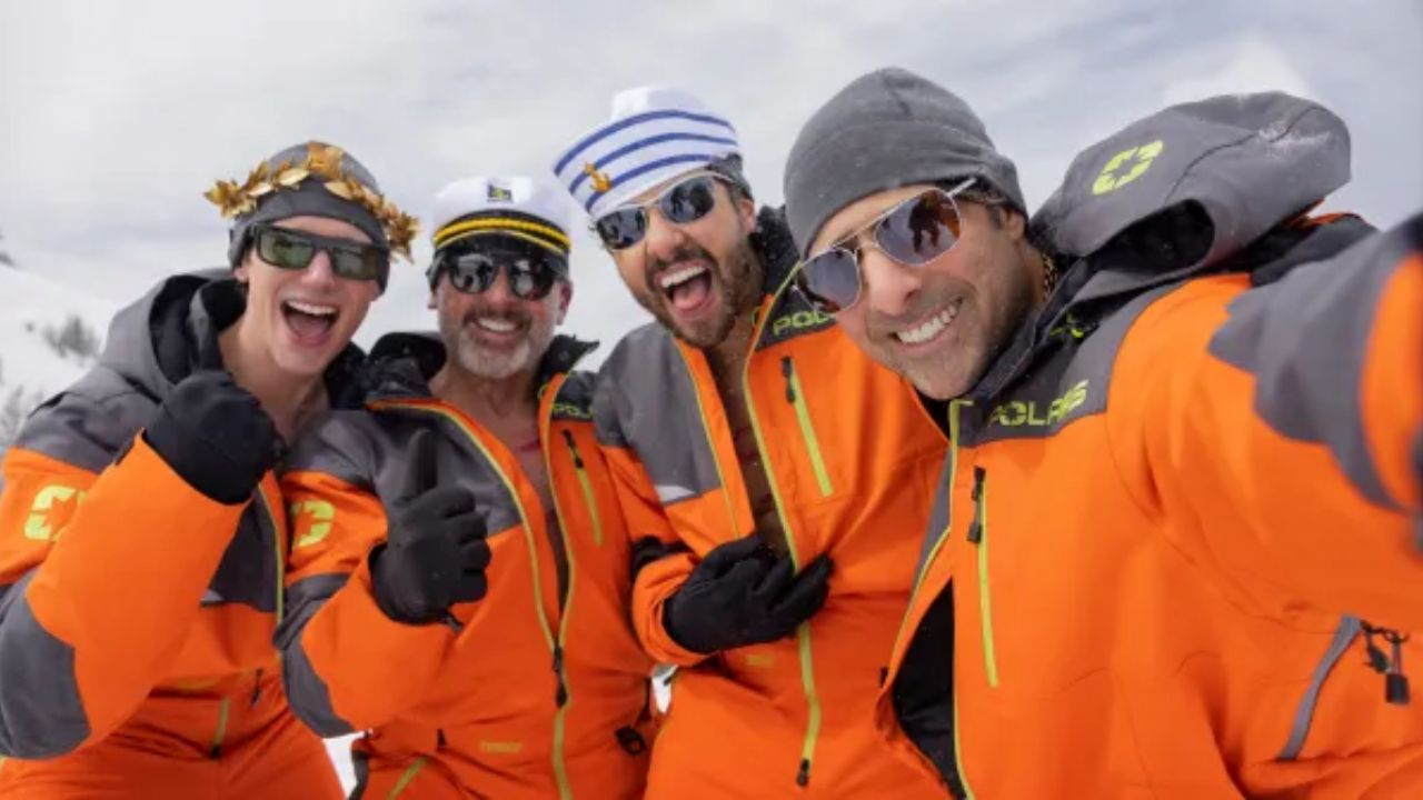 Los protagonistas de 'Mountainhead', película de Jesse Armstrong