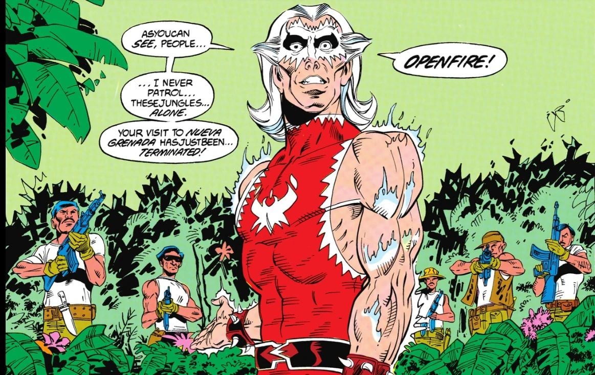 Snowflame es un villano de DC