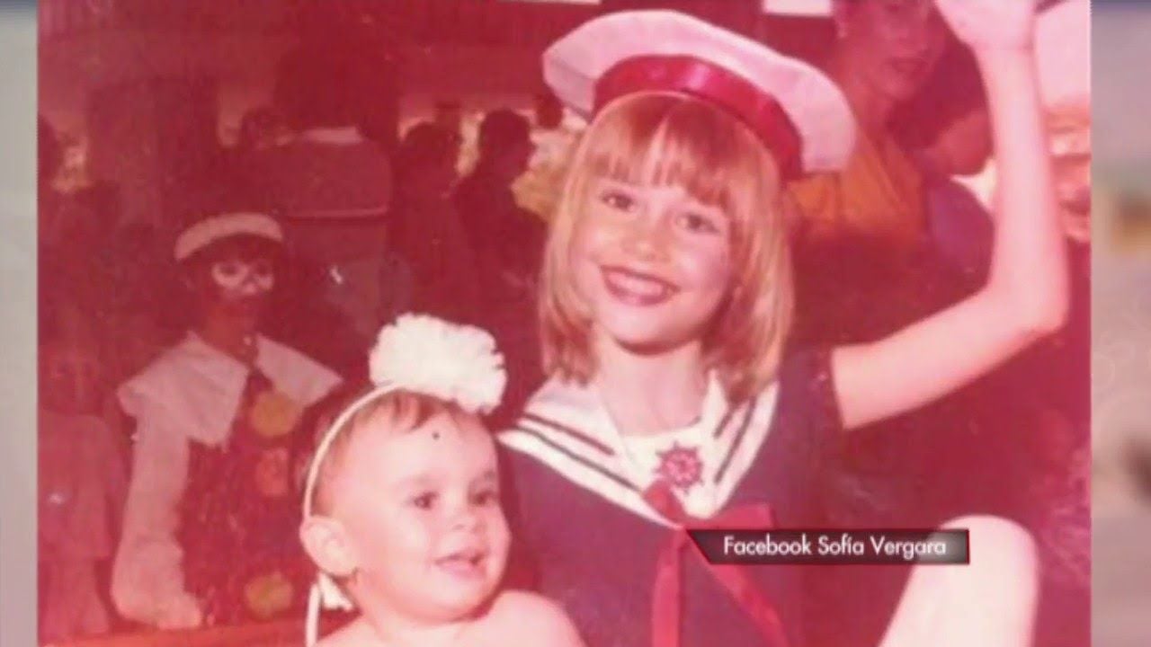 Sofía Vergara y una pariente en una fiesta de Halloween