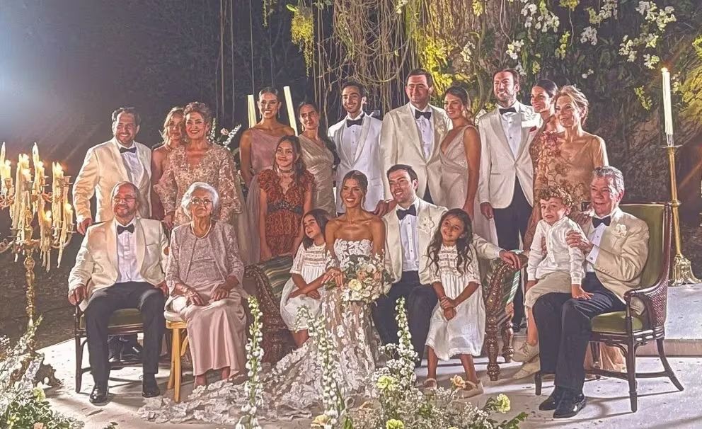 Esteban Santos y Gabriela Tafur protagonizaron la boda del año en Colombia